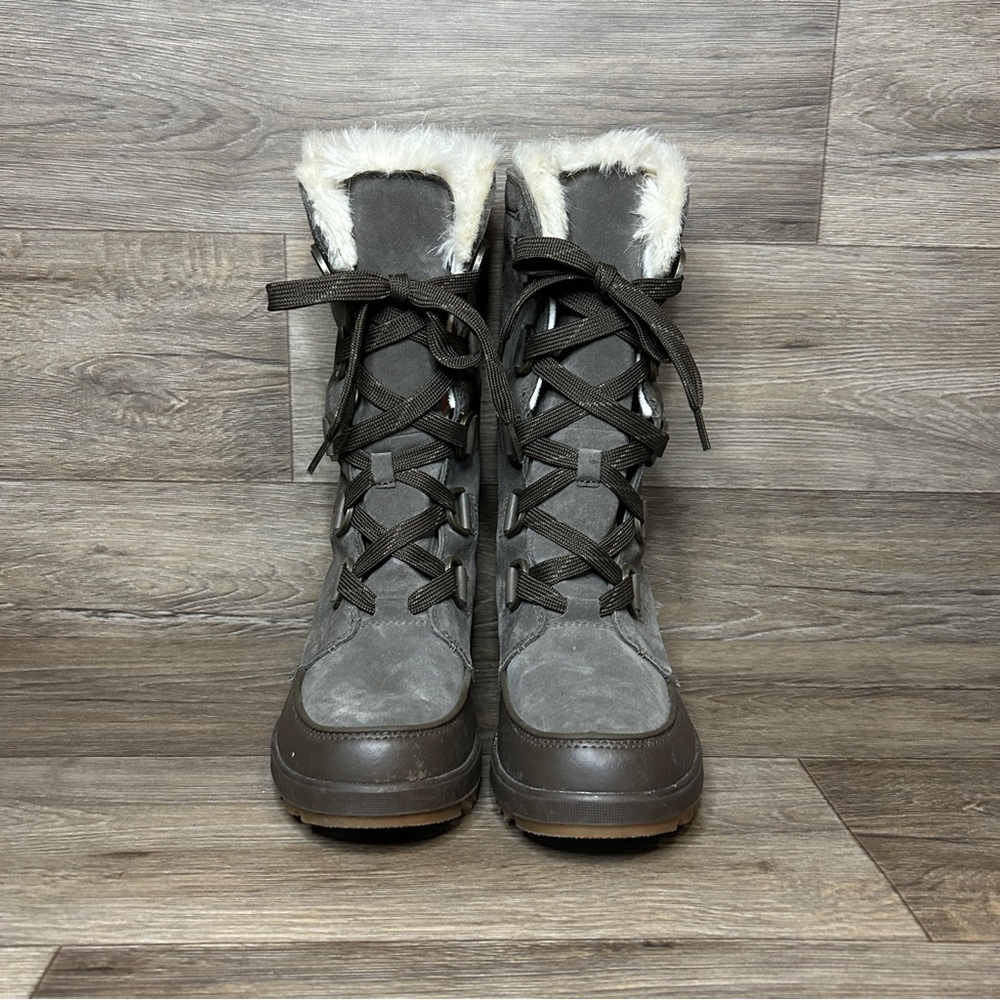 Sorel Waterproof Knee-High Boots Rugged Sole Women's 8 - Picture 2 of 7